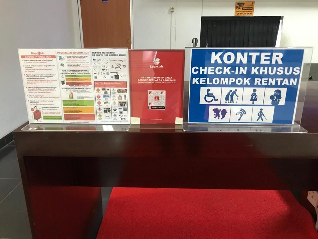 Loket dan Check-in Khusus