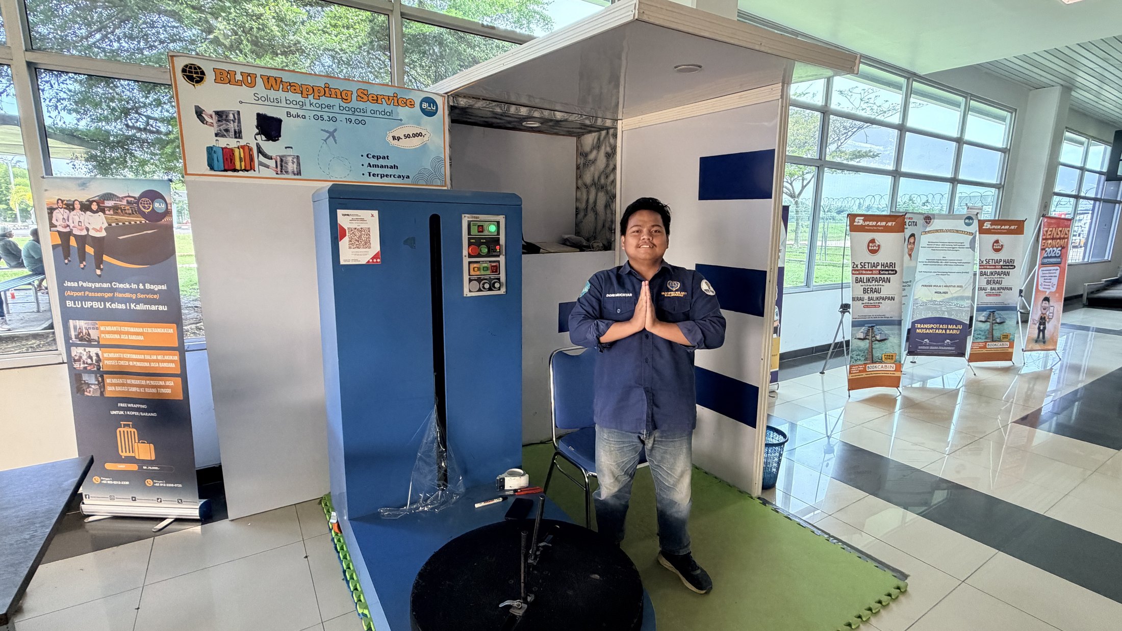Layanan Wrapping Bagasi