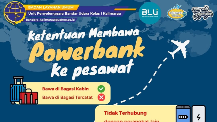 Ketentuan Membawa Power Bank di Pesawat